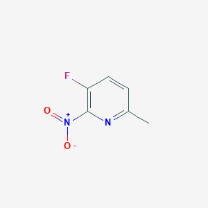 molecular formula C6H5FN2O2 B1439320 3-Fluoro-6-methyl-2-nitropyridine CAS No. 247077-46-9