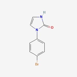 molecular formula C9H7BrN2O B1439330 1-(4-bromophenyl)-1,3-dihydro-2H-imidazol-2-one CAS No. 530080-83-2