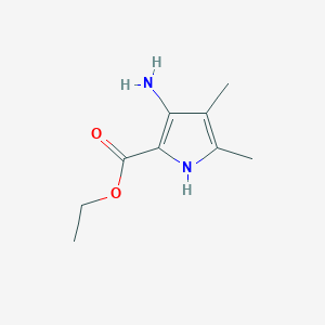 ethyl 3-amino-4,5-dimethyl-1H-pyrrole-2-carboxylate