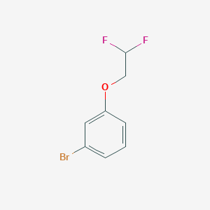 molecular formula C8H7BrF2O B1439332 1-Bromo-3-(2,2-difluoroethoxy)benzene CAS No. 958454-25-6