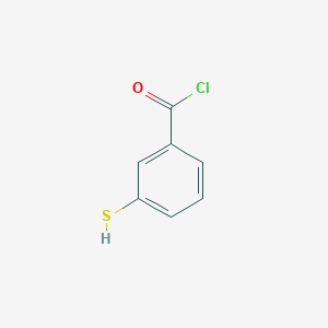 molecular formula C7H5ClOS B1439337 3-MERCAPTOBENZOYL CHLORIDE CAS No. 70074-41-8