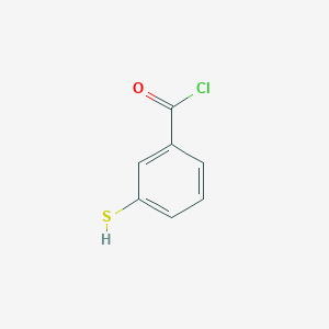 molecular formula C7H5ClOS B1439337 3-Sulfanylbenzoyl chloride CAS No. 70074-41-8