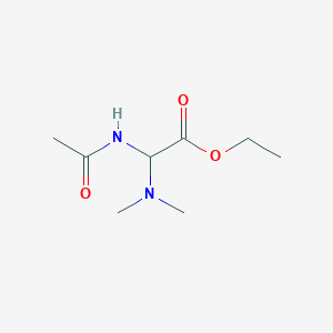 Ethyl 2-acetamido-2-(dimethylamino)acetate