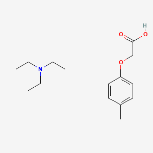 molecular formula C15H25NO3 B14393449 N,N-diethylethanamine;2-(4-methylphenoxy)acetic acid CAS No. 89423-23-4