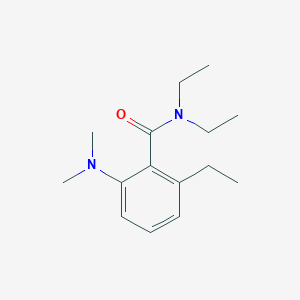 molecular formula C15H24N2O B14393609 2-(Dimethylamino)-N,N,6-triethylbenzamide CAS No. 88132-09-6