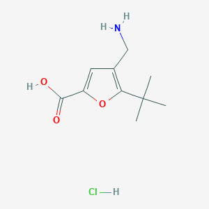 4-Aminomethyl-5-tert-butyl-furan-2-carboxylic acid hydrochloride