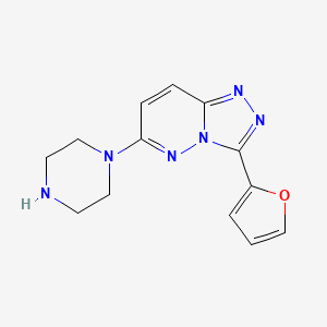 3-(2-Furyl)-6-piperazin-1-yl[1,2,4]triazolo[4,3-b]pyridazine