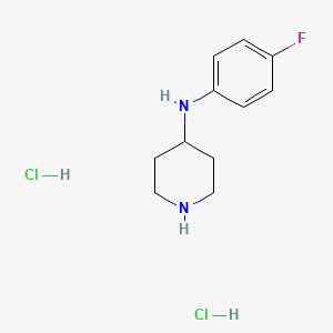 N-(4-fluorophenyl)piperidin-4-amine dihydrochloride