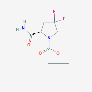 (S)-tert-Butyl 2-carbamoyl-4,4-difluoropyrrolidine-1-carboxylate