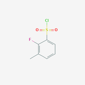 molecular formula C7H6ClFO2S B1439376 2-Fluoro-3-methylbenzenesulfonyl chloride CAS No. 1092349-98-8