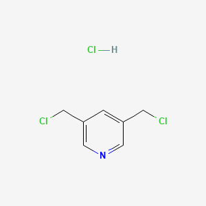 molecular formula C7H8Cl3N B1439387 3,5-Bis(chloromethyl)pyridine hydrochloride CAS No. 1210824-61-5