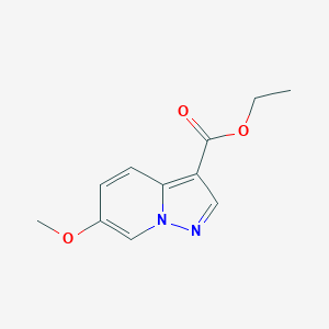 molecular formula C11H12N2O3 B1439388 Ethyl 6-methoxypyrazolo[1,5-a]pyridine-3-carboxylate CAS No. 885276-41-5