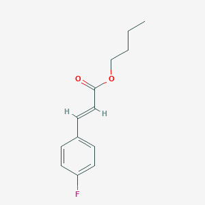 molecular formula C13H15FO2 B143939 (E)-3-(4-Fluoro-phenyl)-acrylic acid butyl ester CAS No. 131061-12-6