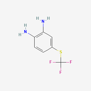 4-((Trifluoromethyl)thio)benzene-1,2-diamine