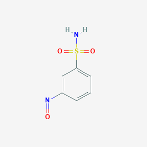molecular formula C6H6N2O3S B14393937 3-Nitrosobenzenesulfonamide CAS No. 90109-75-4