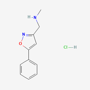 N-Methyl-1-(5-phenylisoxazol-3-yl)methanamine hydrochloride
