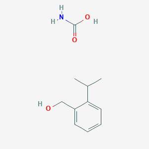 molecular formula C11H17NO3 B14394053 Carbamic acid;(2-propan-2-ylphenyl)methanol CAS No. 87980-64-1