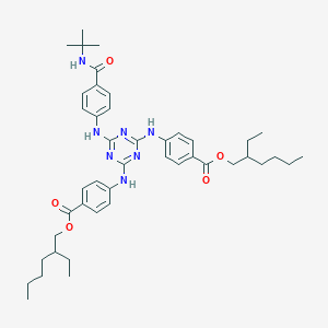molecular formula C44H59N7O5 B143942 Iscotrizinol CAS No. 154702-15-5