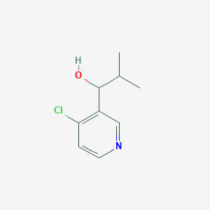 molecular formula C9H12ClNO B1439446 1-(4-Chloropyridin-3-yl)-2-methylpropan-1-ol CAS No. 1147979-34-7