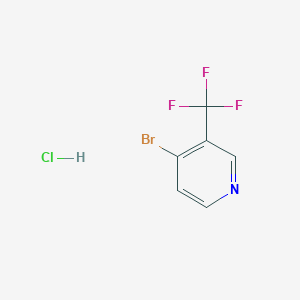 molecular formula C6H4BrClF3N B1439447 4-溴-3-(三氟甲基)吡啶盐酸盐 CAS No. 1138011-21-8