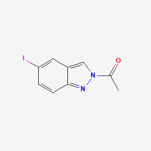 molecular formula C9H7IN2O B1439449 2-acetyl-5-iodo-2H-indazole CAS No. 1174064-60-8