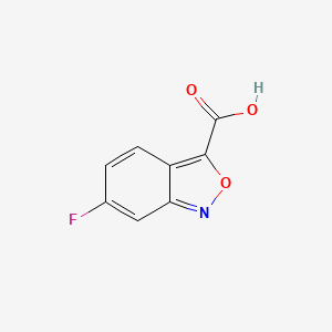 molecular formula C8H4FNO3 B1439450 6-Fluoro-2,1-benzoxazole-3-carboxylic acid CAS No. 1204297-28-8