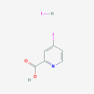 molecular formula C6H5I2NO2 B1439451 4-碘吡啶-2-甲酸氢碘酸盐 CAS No. 959771-81-4