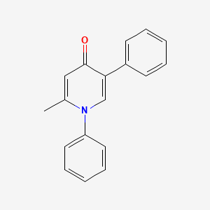 molecular formula C18H15NO B14394511 2-Methyl-1,5-diphenylpyridin-4(1H)-one CAS No. 88091-03-6