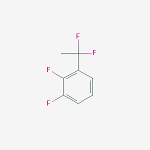 molecular formula C8H6F4 B1439457 1-(1,1-二氟乙基)-2,3-二氟苯 CAS No. 1138445-08-5