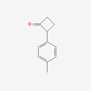 molecular formula C11H12O B14394587 Cyclobutanone, 2-(4-methylphenyl)- CAS No. 87639-46-1