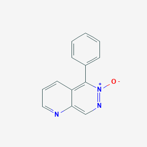 molecular formula C13H9N3O B14394594 6-Oxo-5-phenyl-6lambda~5~-pyrido[2,3-d]pyridazine CAS No. 87988-00-9
