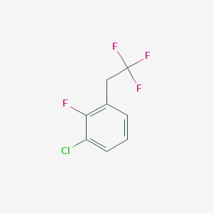 molecular formula C8H5ClF4 B1439461 1-Chloro-2-fluoro-3-(2,2,2-trifluoroethyl)benzene CAS No. 1099598-23-8