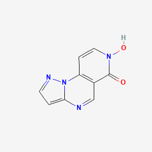 molecular formula C9H6N4O2 B1439470 7-羟基吡唑并[1,5-a]吡啶并[3,4-e]嘧啶-6(7H)-酮 CAS No. 1210768-40-3