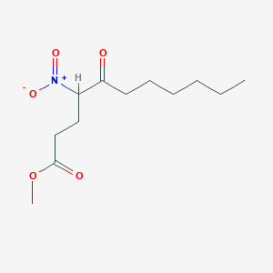 molecular formula C12H21NO5 B14394771 Methyl 4-nitro-5-oxoundecanoate CAS No. 88238-91-9