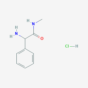 molecular formula C9H13ClN2O B1439479 2-amino-N-methyl-2-phenylacetamide hydrochloride CAS No. 53059-80-6