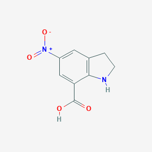 5-Nitroindoline-7-carboxylic acid