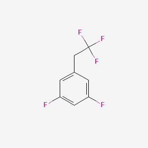 molecular formula C8H5F5 B1439502 1,3-Difluoro-5-(2,2,2-trifluoroethyl)benzene CAS No. 1092350-20-3