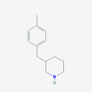 3-[(4-Methylphenyl)methyl]piperidine