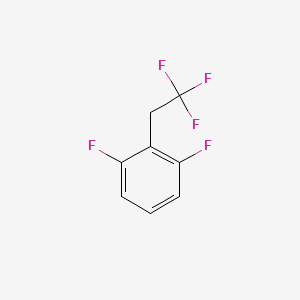 molecular formula C8H5F5 B1439510 1,3-Difluoro-2-(2,2,2-trifluoroethyl)benzene CAS No. 1099597-33-7