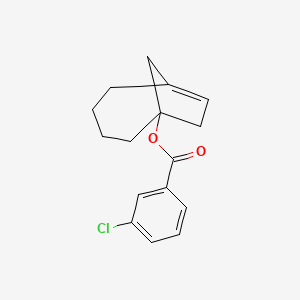 molecular formula C16H17ClO2 B14395105 Bicyclo[4.2.1]non-6-en-1-yl 3-chlorobenzoate CAS No. 88239-26-3