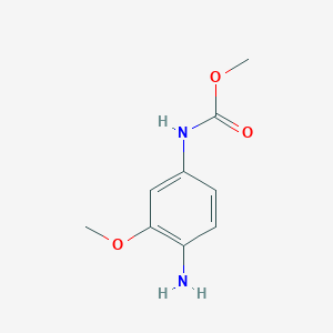 molecular formula C9H12N2O3 B14395128 Methyl (4-amino-3-methoxyphenyl)carbamate CAS No. 88149-79-5