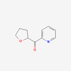 molecular formula C10H11NO2 B1439515 2-Pyridinyl(tetrahydro-2-furanyl)methanone CAS No. 959239-35-1