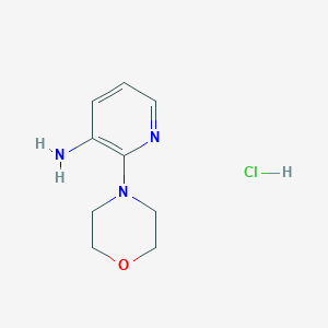 molecular formula C9H14ClN3O B1439518 2-(吗啉-4-基)吡啶-3-胺盐酸盐 CAS No. 1197462-03-5