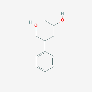 molecular formula C11H16O2 B14395180 2-Phenylpentane-1,4-diol CAS No. 90124-75-7