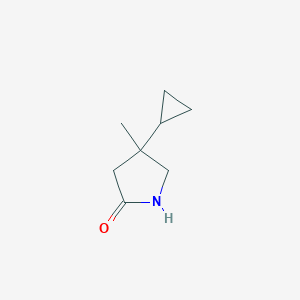 4-Cyclopropyl-4-methylpyrrolidin-2-one