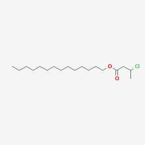 molecular formula C18H35ClO2 B14395284 Tetradecyl 3-chlorobutanoate CAS No. 88395-90-8
