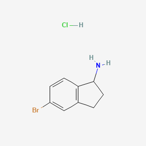 5-bromo-2,3-dihydro-1H-inden-1-amine hydrochloride