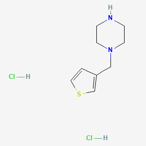 1-[(Thiophen-3-yl)methyl]piperazine dihydrochloride