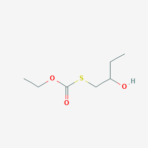 molecular formula C7H14O3S B14395360 O-Ethyl S-(2-hydroxybutyl) carbonothioate CAS No. 87483-20-3