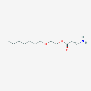 molecular formula C13H25NO3 B14395486 2-(Heptyloxy)ethyl 3-aminobut-2-enoate CAS No. 88284-46-2
